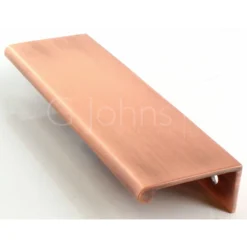 Flush Edge Pull - 120mm (102mm Centres) - Aged Satin Copper (Lacquered)