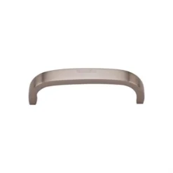 Flat D Shape Cabinet Pull Handles - Available In Three Sizes - Satin Nickel