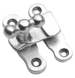 Showcase Fastener Throw Over Catch - Satin Chrome