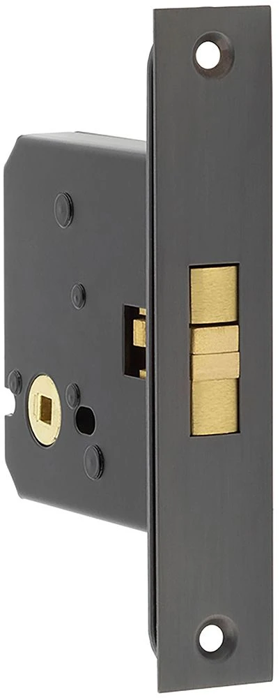 Sliding Door - Bathroom Claw Lock - 76mm Case Depth - Dark Bronze (Lacquered) - Image 2