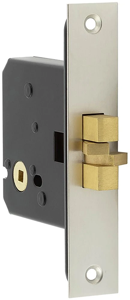 Sliding Door - Bathroom Claw Lock - 76mm Case Depth - Satin Chrome