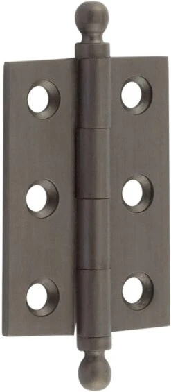 Small Finial Hinge - 50mm X 35mm - Dark Bronze (Lacquered)
