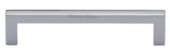 Square Section Cabinet Pull Handle - Available In Five Sizes - Polished Chrome
