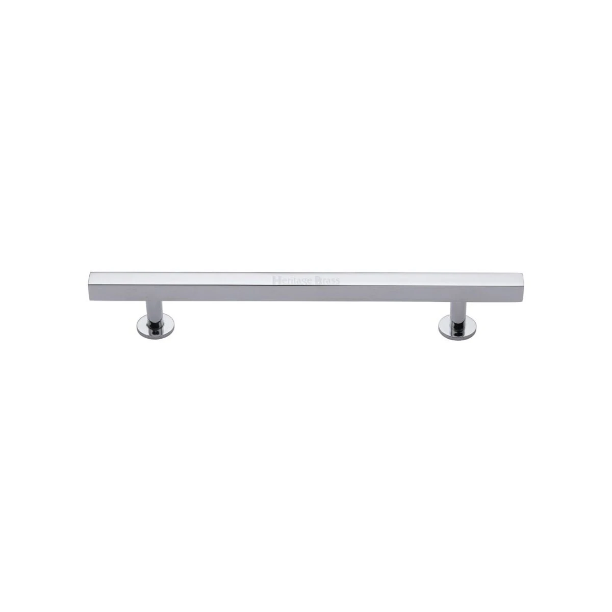Square Section Cabinet Pull Handle - Available In Three Sizes - Polished Chrome