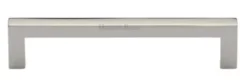Square Section Cabinet Pull Handle - Available In Five Sizes - Polished Nickel