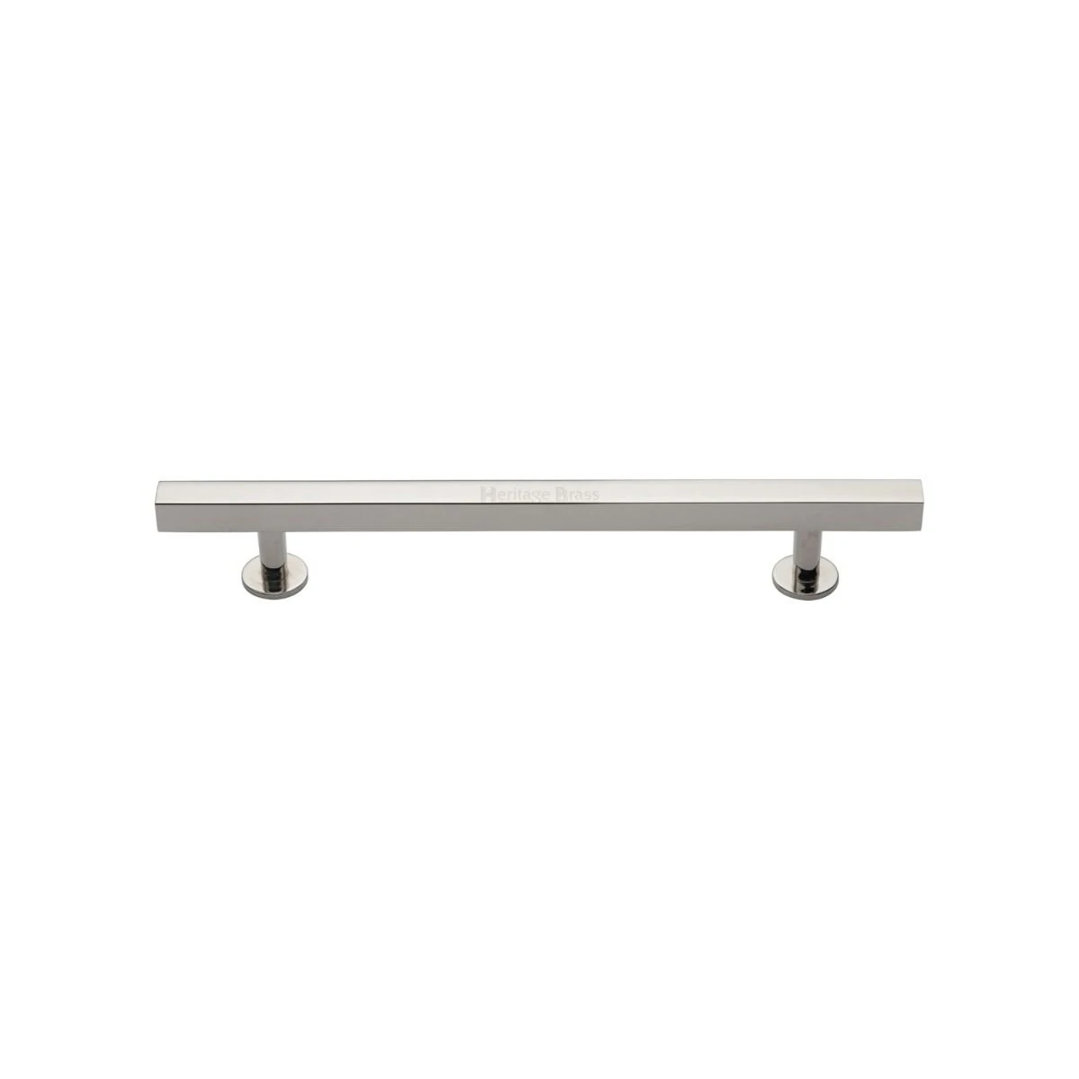 Square Section Cabinet Pull Handle - Available In Three Sizes - Polished Nickel