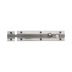 Straight Bolt - 38mm Wide - Polished Nickel