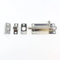 Surface Mounted Bolt - For Inward Or Outward Opening Doors - Suitable For Use On FD30 / FD60 Fire Rated Doors - Polished Stainless Steel