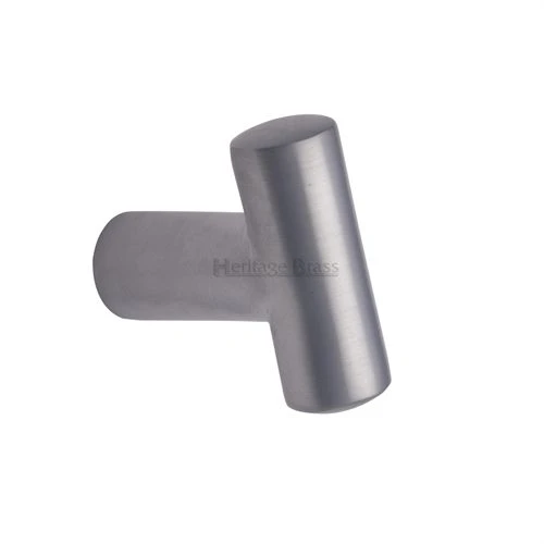 T-Bar Cupboard Knob - 35mm - Satin Chrome