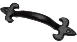Tudor Pull Handle - Two Sizes Available - Black Antique