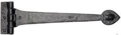 Tudor Plain Hinge - Three Sizes Available - Black Antique