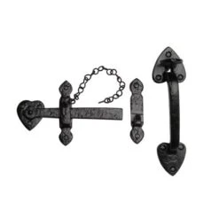 Tudor Suffolk Latch - Black Antique