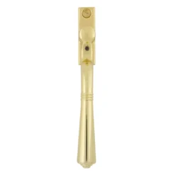 Teardrop Espagnolette - Window Fastener - Polished Brass Unlacquered