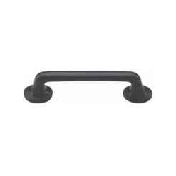 Traditional D Shaped Cabinet Pull Handle - Available In Three Sizes - Matt Black