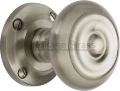 Aylesbury Mortice Knobs - Satin Nickel