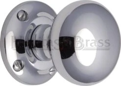 Victoria Mortice Knobs - Polished Chrome