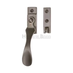 Wedge Pattern - Locking Casement Window Fastener - Matt Bronze (Lacquered)