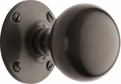 Westminster Round Mortice Knobs - Matt Bronze (Lacquered)