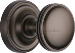 Whitehall Round Mortice Knobs - Matt Bronze (Lacquered)