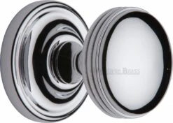Whitehall Round Mortice Knobs - Polished Chrome