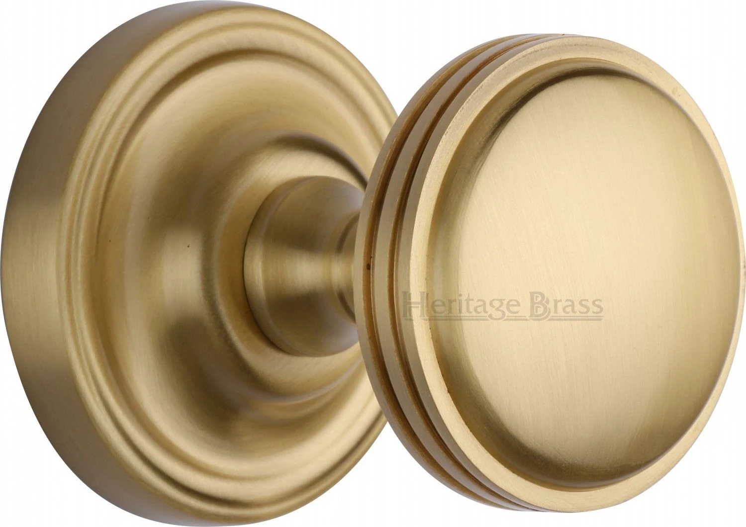 Whitehall Round Mortice Knobs - Satin Brass (Lacquered)