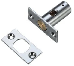 Security Rack Bolt For Wooden Windows - 37mm Long - Polished Chrome